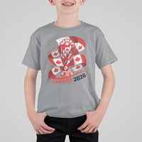 Canada Soccer Fan T Shirt For Kid International Football Lover Gift