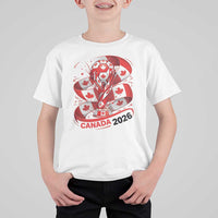 Canada Soccer Fan T Shirt For Kid International Football Lover Gift