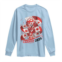 Canada Soccer Fan Long Sleeve Shirt International Football Lover Gift