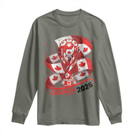 Canada Soccer Fan Long Sleeve Shirt International Football Lover Gift
