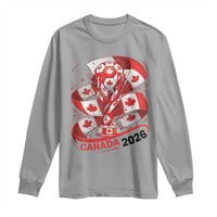 Canada Soccer Fan Long Sleeve Shirt International Football Lover Gift
