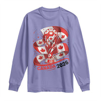 Canada Soccer Fan Long Sleeve Shirt International Football Lover Gift