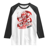 Canada Soccer Fan Raglan Shirt International Football Lover Gift