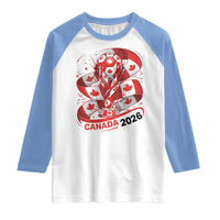 Canada Soccer Fan Raglan Shirt International Football Lover Gift