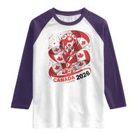 Canada Soccer Fan Raglan Shirt International Football Lover Gift