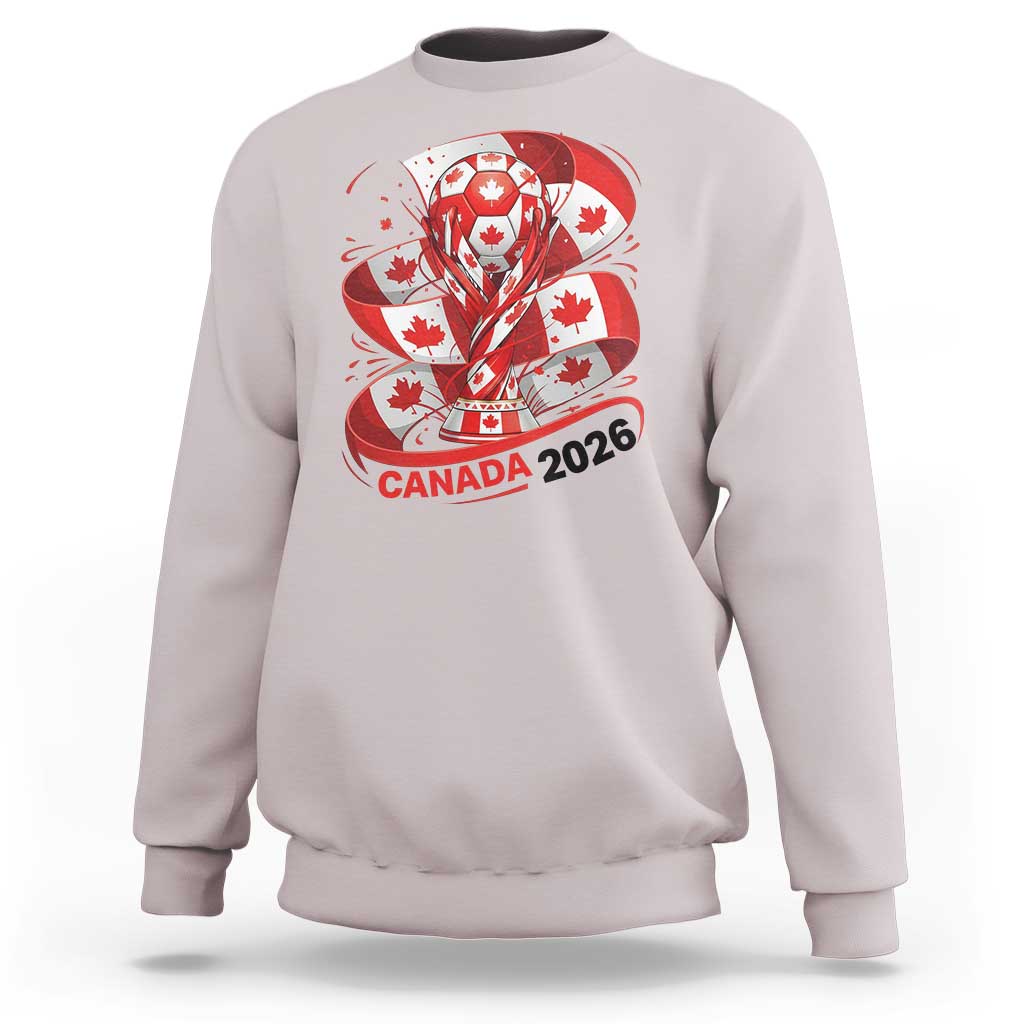 Canada Soccer Fan Sweatshirt International Football Lover Gift