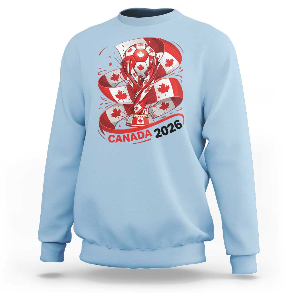 Canada Soccer Fan Sweatshirt International Football Lover Gift