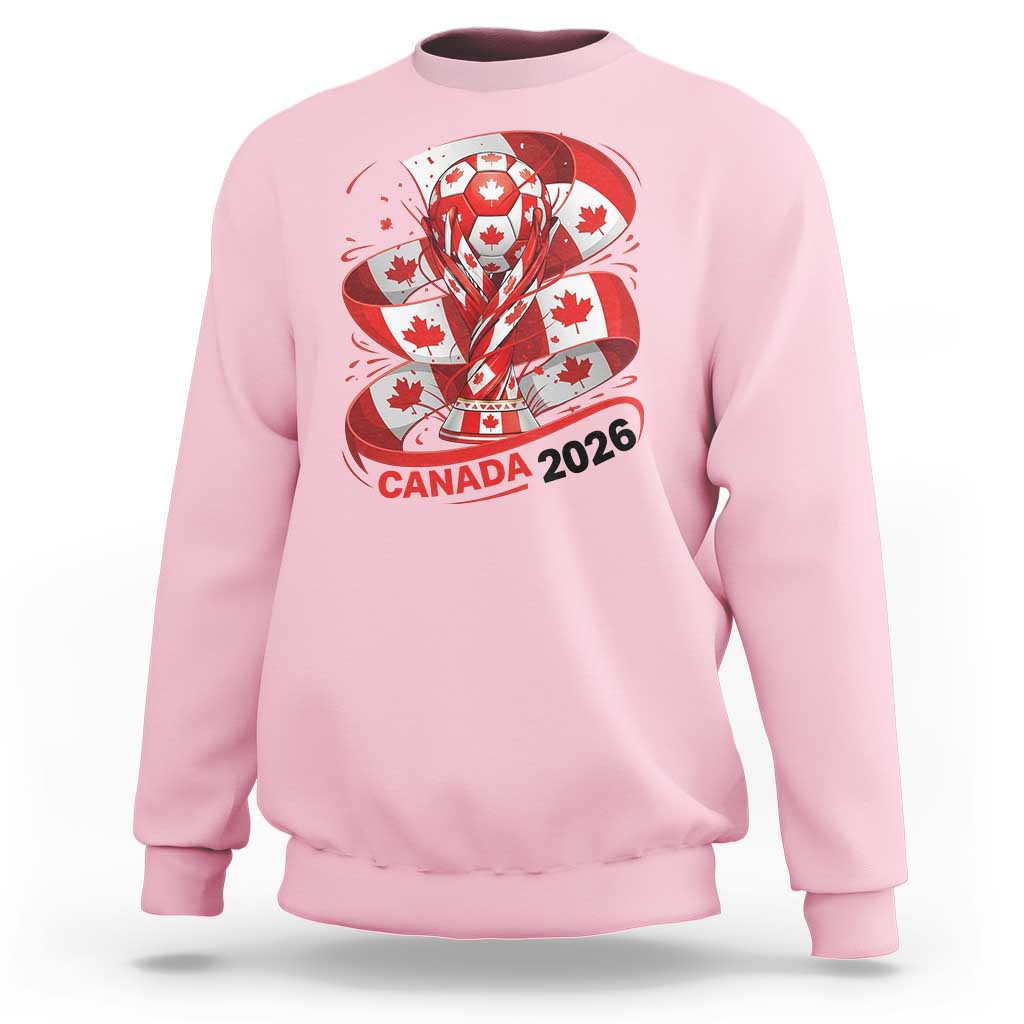 Canada Soccer Fan Sweatshirt International Football Lover Gift