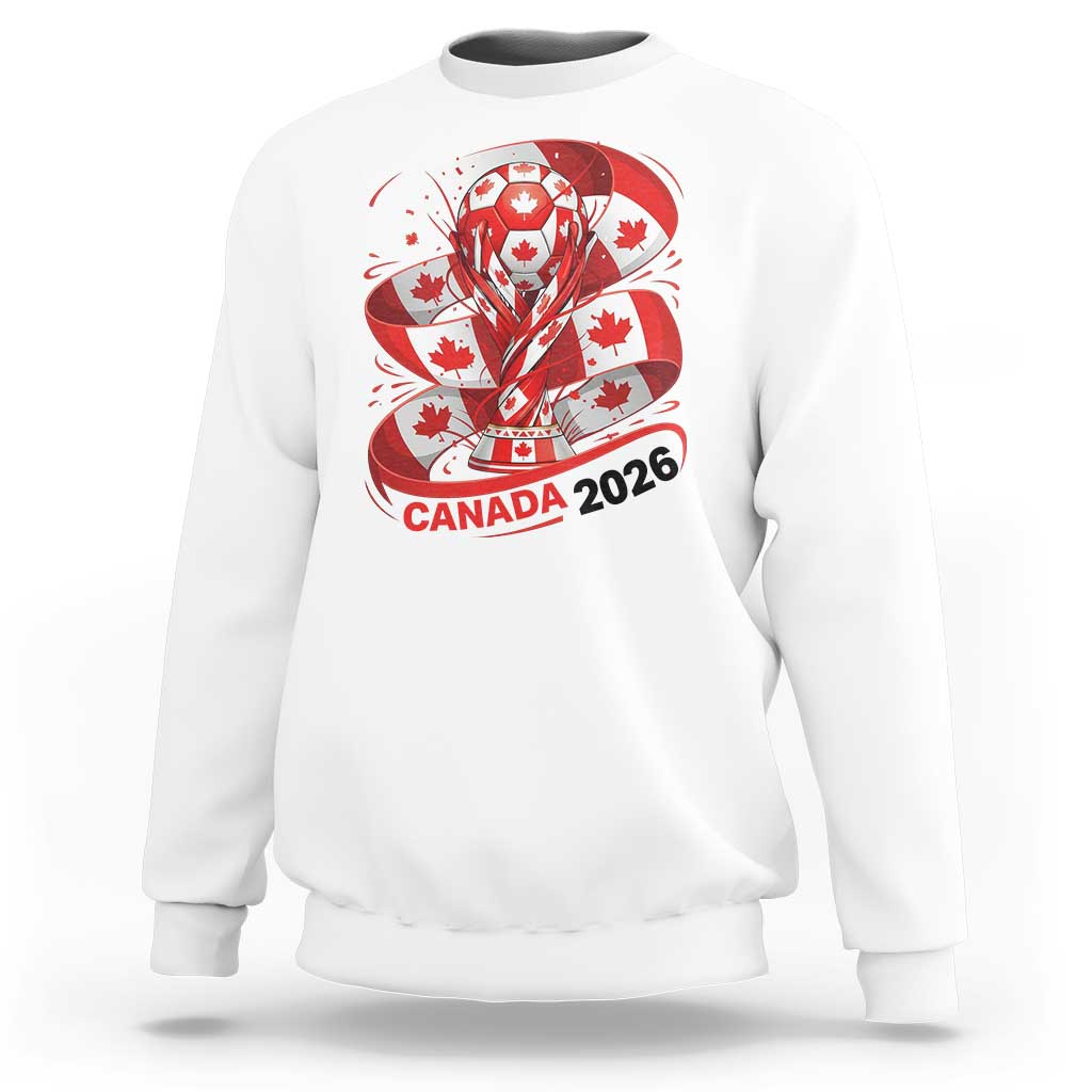 Canada Soccer Fan Sweatshirt International Football Lover Gift