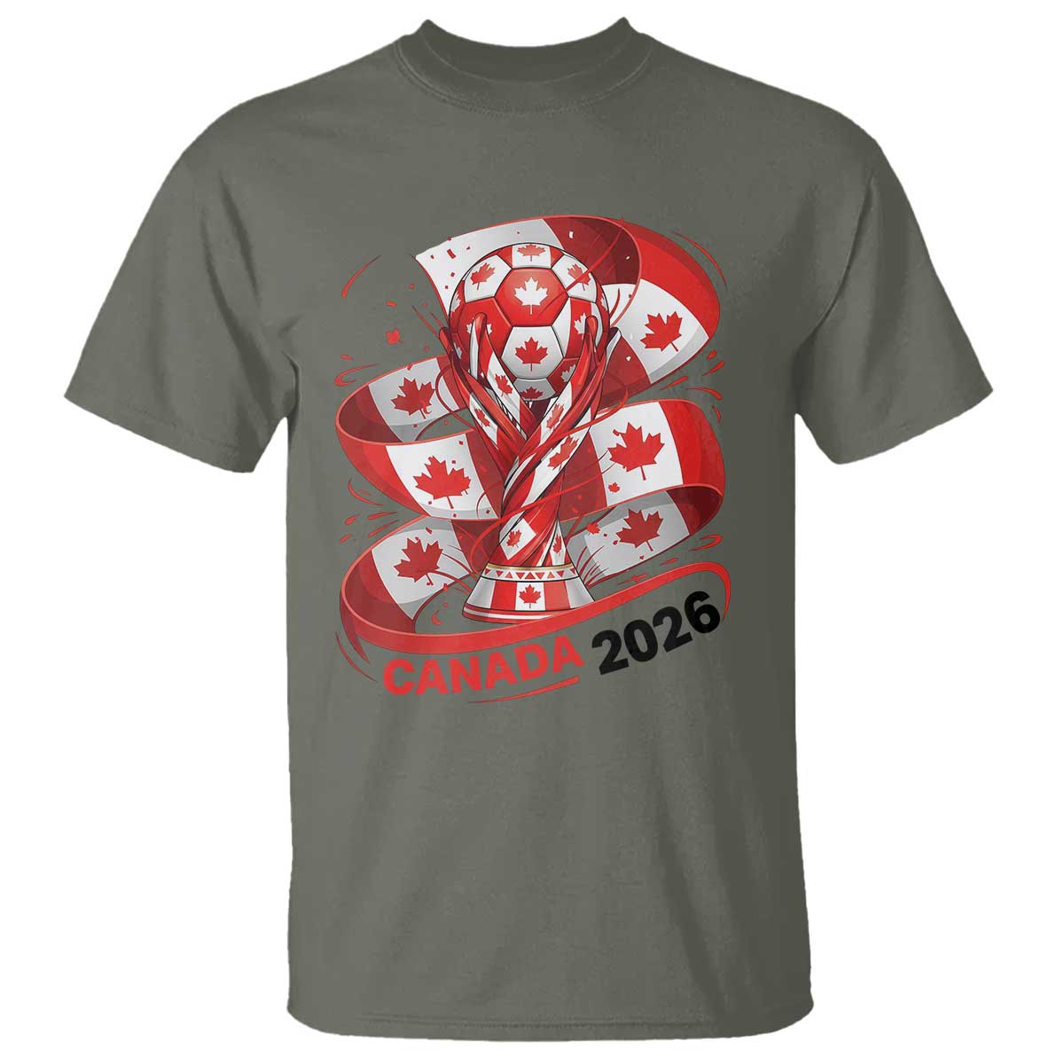 Canada Soccer Fan T Shirt International Football Lover Gift