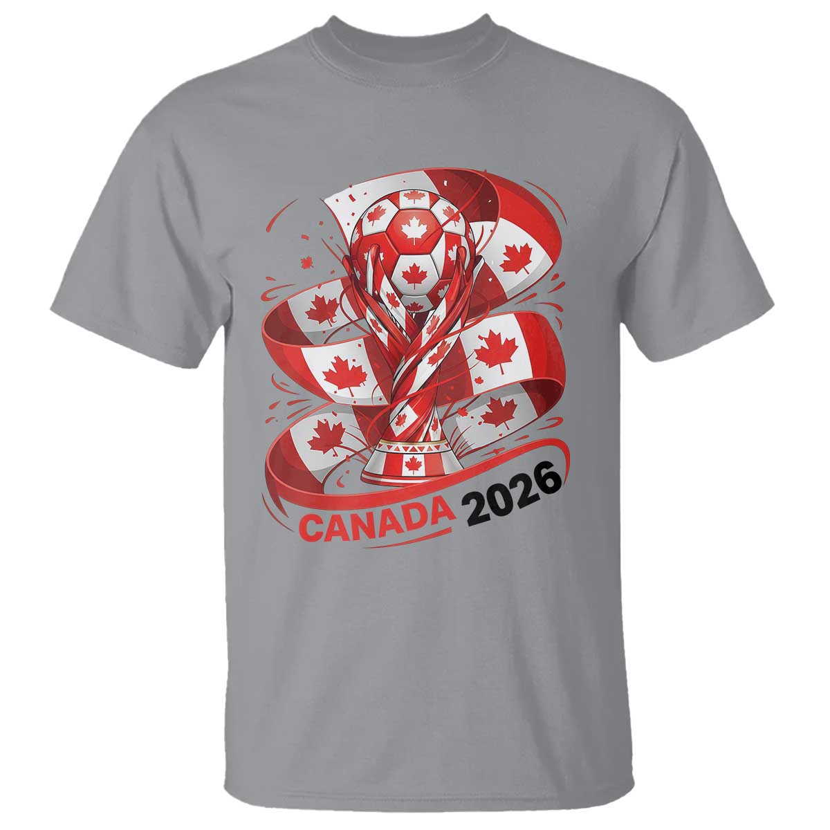 Canada Soccer Fan T Shirt International Football Lover Gift