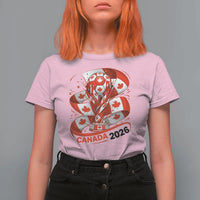 Canada Soccer Fan T Shirt For Women International Football Lover Gift