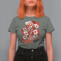 Canada Soccer Fan T Shirt For Women International Football Lover Gift