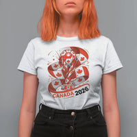 Canada Soccer Fan T Shirt For Women International Football Lover Gift