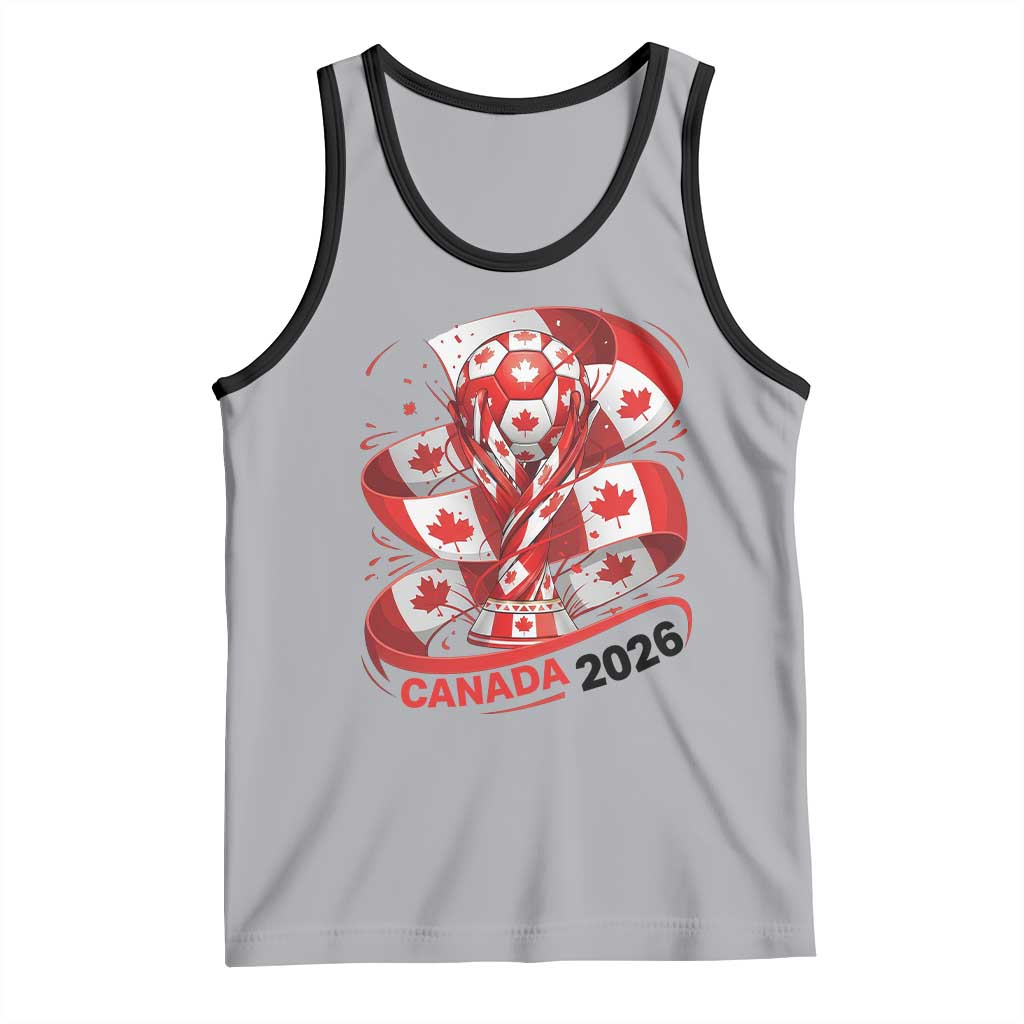 Canada Soccer Fan Tank Top International Football Lover Gift