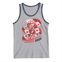 Canada Soccer Fan Tank Top International Football Lover Gift