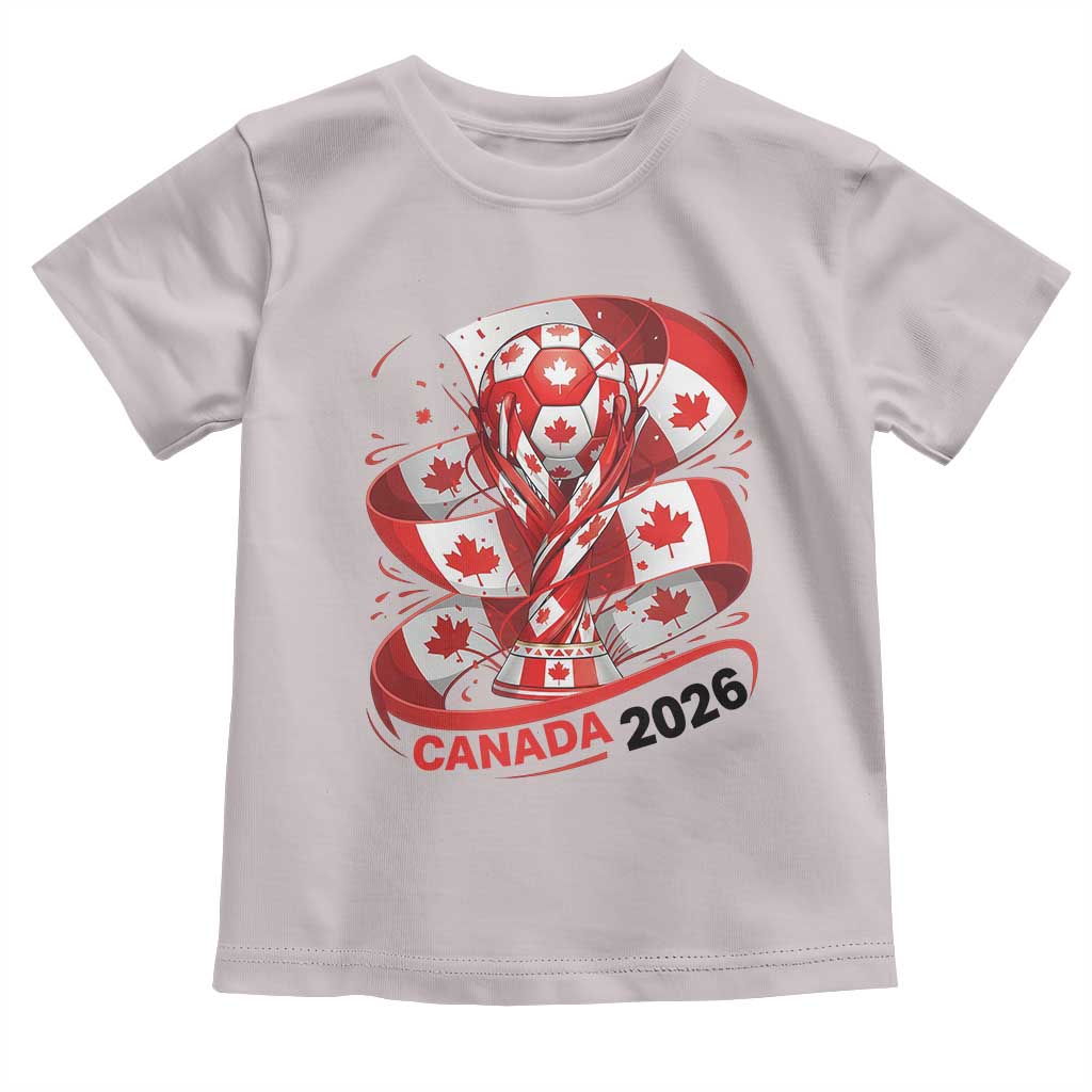 Canada Soccer Fan Toddler T Shirt International Football Lover Gift