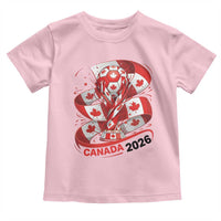Canada Soccer Fan Toddler T Shirt International Football Lover Gift