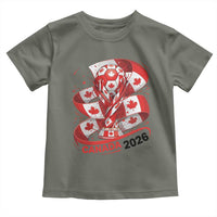 Canada Soccer Fan Toddler T Shirt International Football Lover Gift