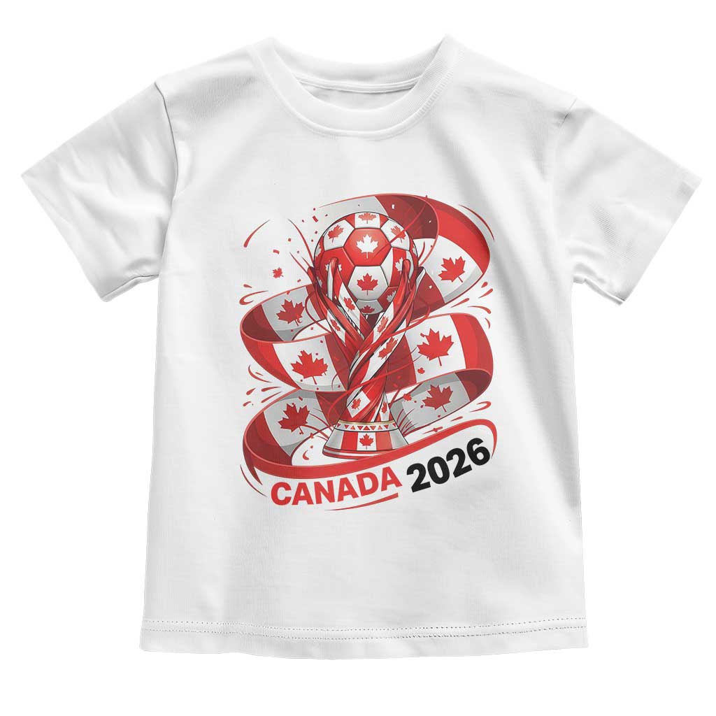 Canada Soccer Fan Toddler T Shirt International Football Lover Gift