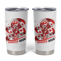 Canada Soccer Fan Tumbler Cup International Football Lover Gift