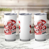 Canada Soccer Fan Tumbler Cup International Football Lover Gift