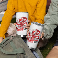 Canada Soccer Fan Tumbler Cup International Football Lover Gift