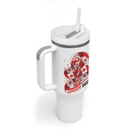 Canada Soccer Fan Tumbler With Handle International Football Lover Gift