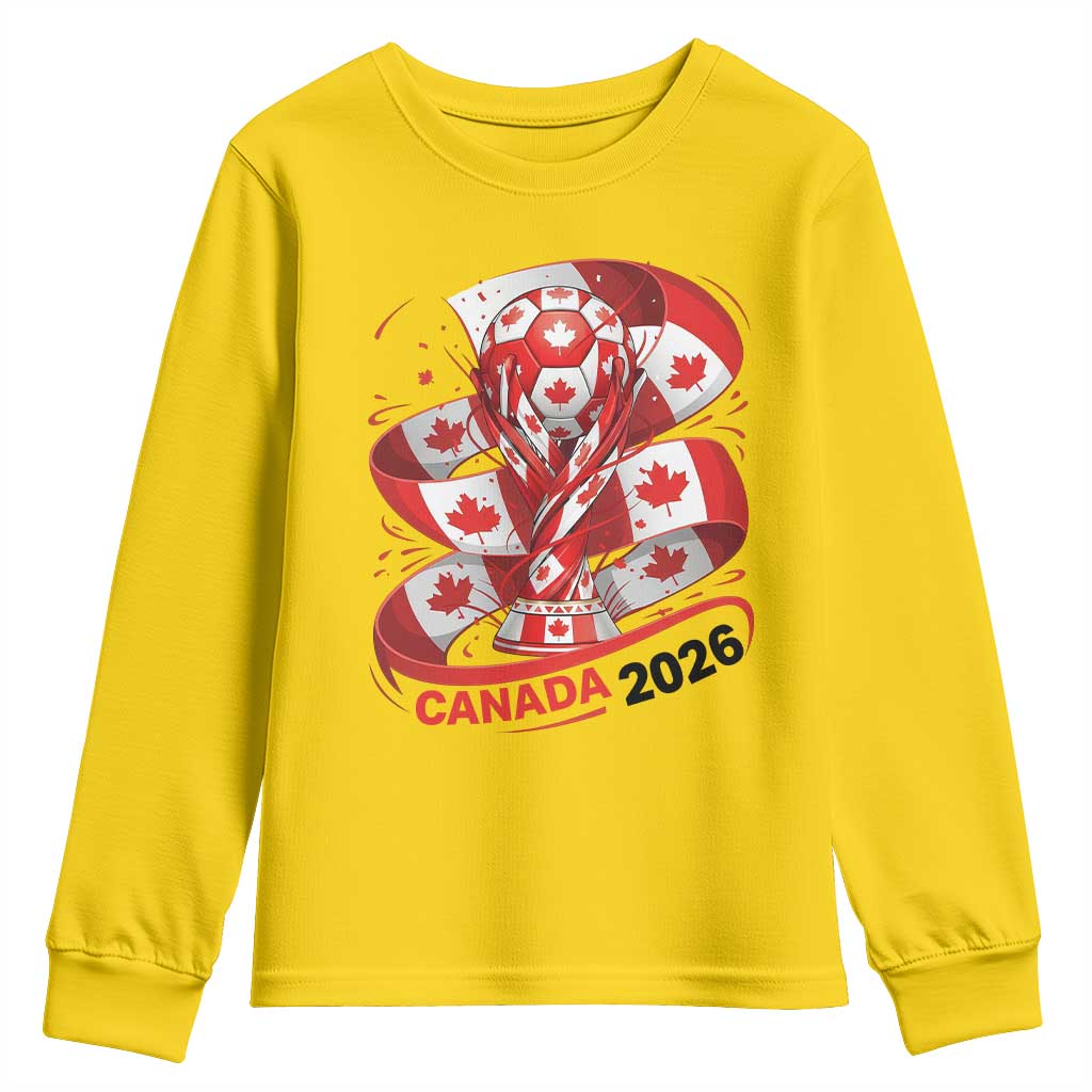 Canada Soccer Fan Youth Sweatshirt International Football Lover Gift