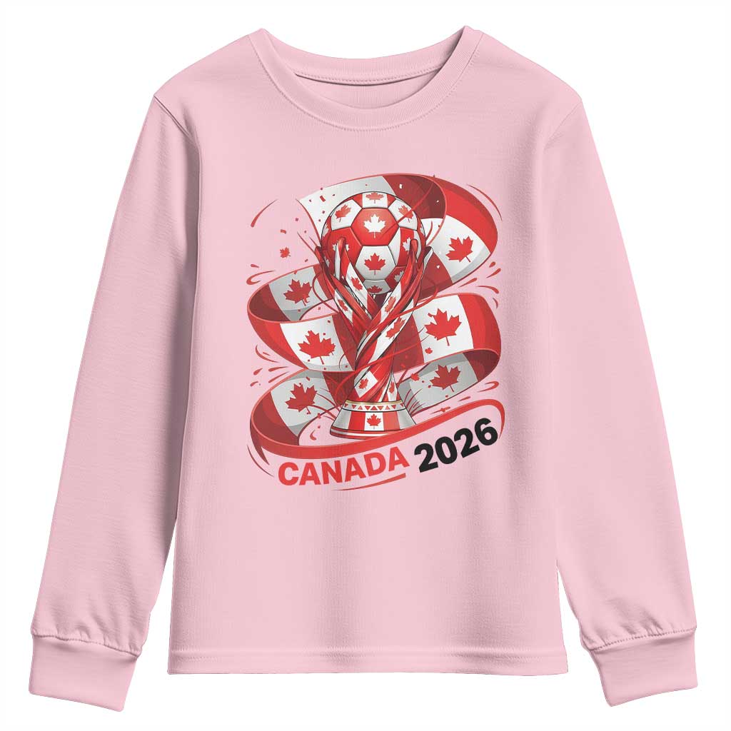 Canada Soccer Fan Youth Sweatshirt International Football Lover Gift