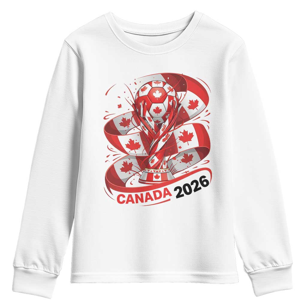 Canada Soccer Fan Youth Sweatshirt International Football Lover Gift