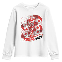 Canada Soccer Fan Youth Sweatshirt International Football Lover Gift