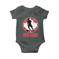 We Can Canada Soccer Baby Onesie Canadian Football Fan Pride