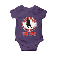 We Can Canada Soccer Baby Onesie Canadian Football Fan Pride