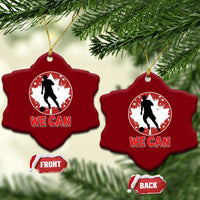 We Can Canada Soccer Ceramic Ornament Canadian Football Fan Pride