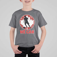 We Can Canada Soccer T Shirt For Kid Canadian Football Fan Pride