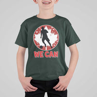 We Can Canada Soccer T Shirt For Kid Canadian Football Fan Pride