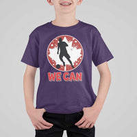 We Can Canada Soccer T Shirt For Kid Canadian Football Fan Pride