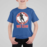 We Can Canada Soccer T Shirt For Kid Canadian Football Fan Pride