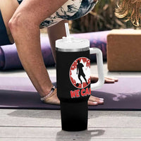 We Can Canada Soccer Tumbler With Handle Canadian Football Fan Pride
