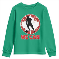 We Can Canada Soccer Youth Sweatshirt Canadian Football Fan Pride