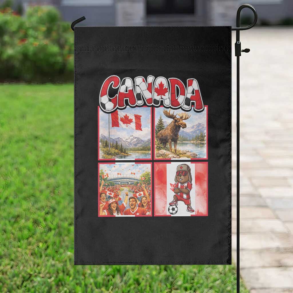 Proud Canada National Soccer Fan 2026 Gift Garden Flag