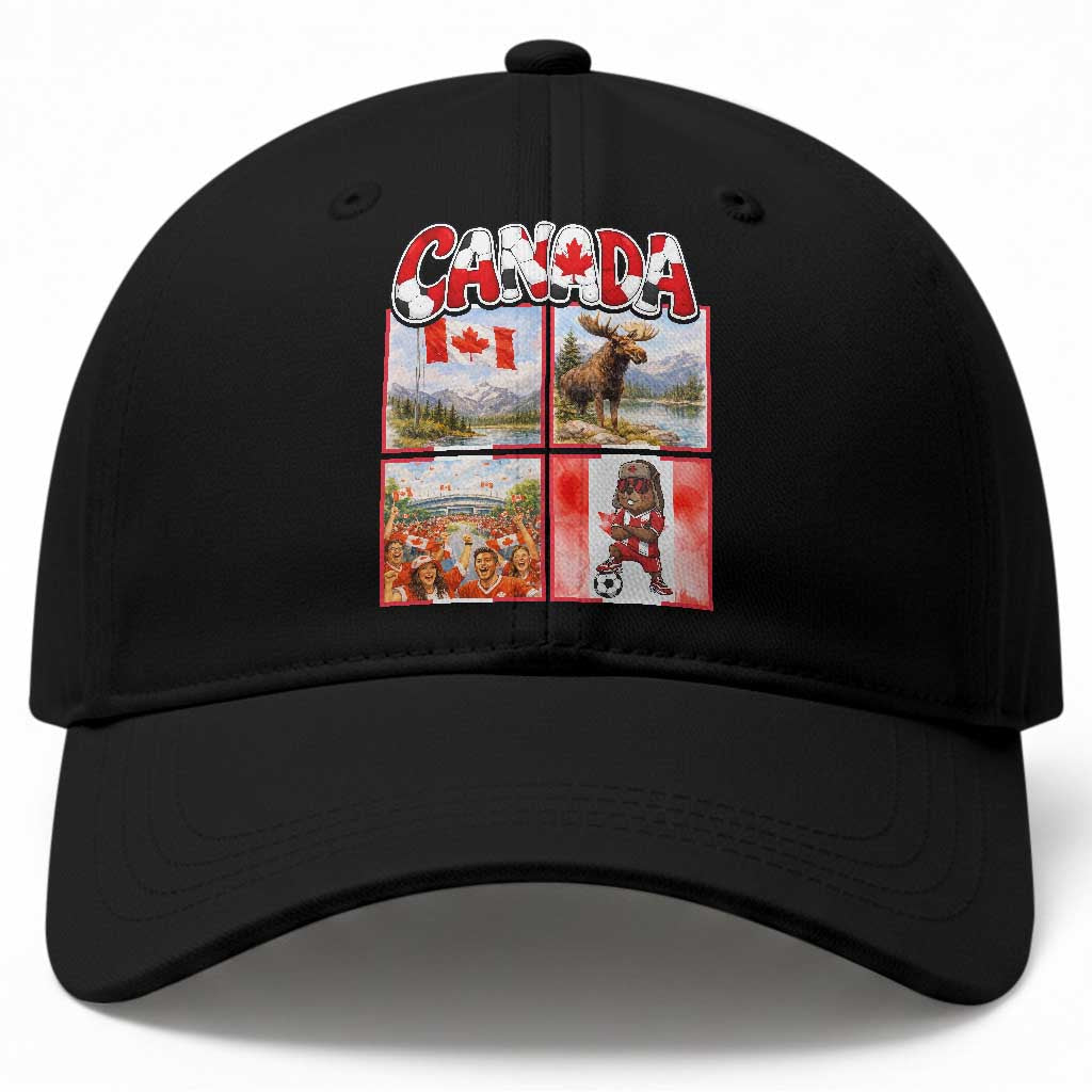 Proud Canada National Soccer Fan 2026 Gift Baseball Cap