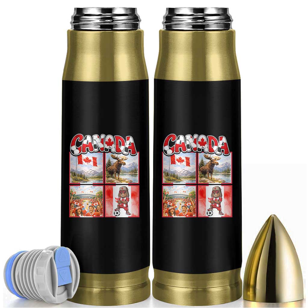 Proud Canada National Soccer Fan 2026 Gift Bullet Tumbler