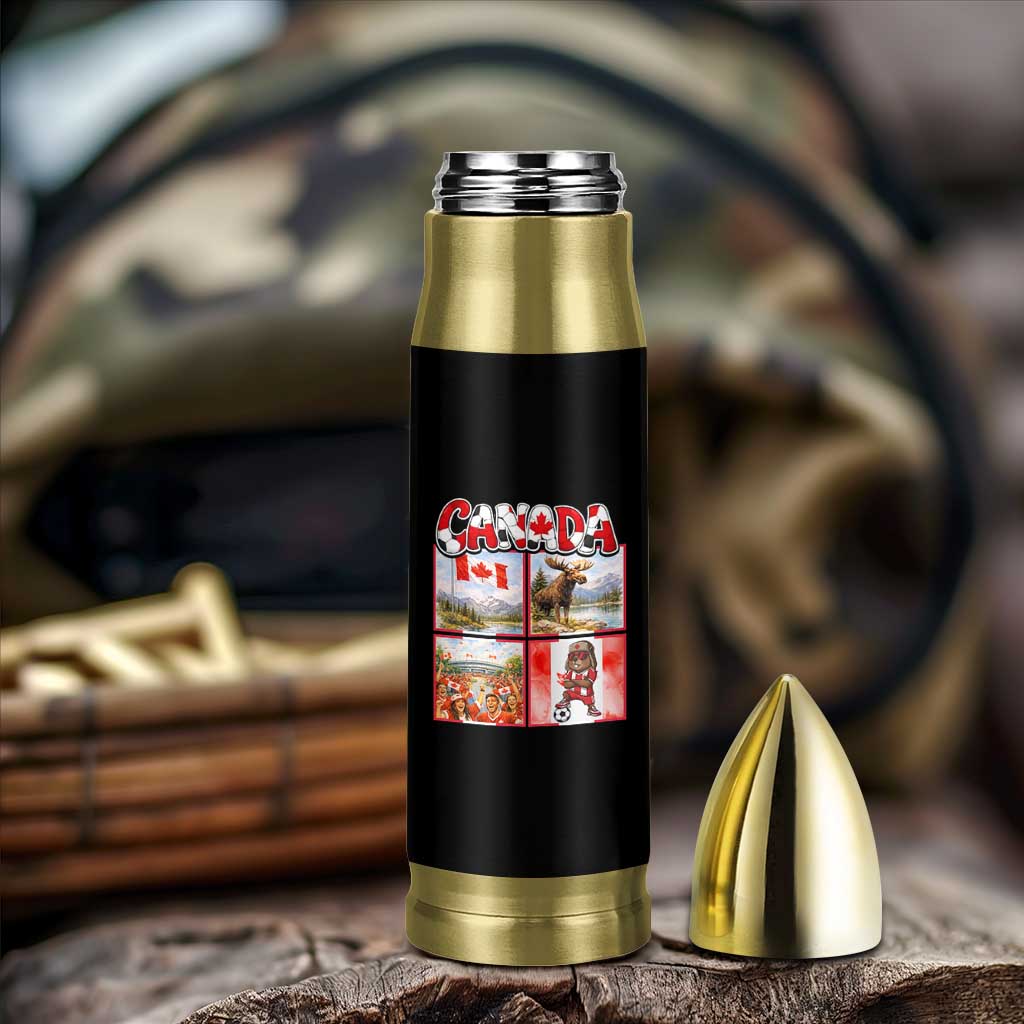 Proud Canada National Soccer Fan 2026 Gift Bullet Tumbler