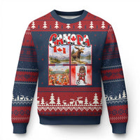 Proud Canada National Soccer Fan 2026 Gift Ugly Christmas Sweater
