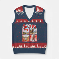 Proud Canada National Soccer Fan 2026 Gift V-Neck Knit Sweater Vest
