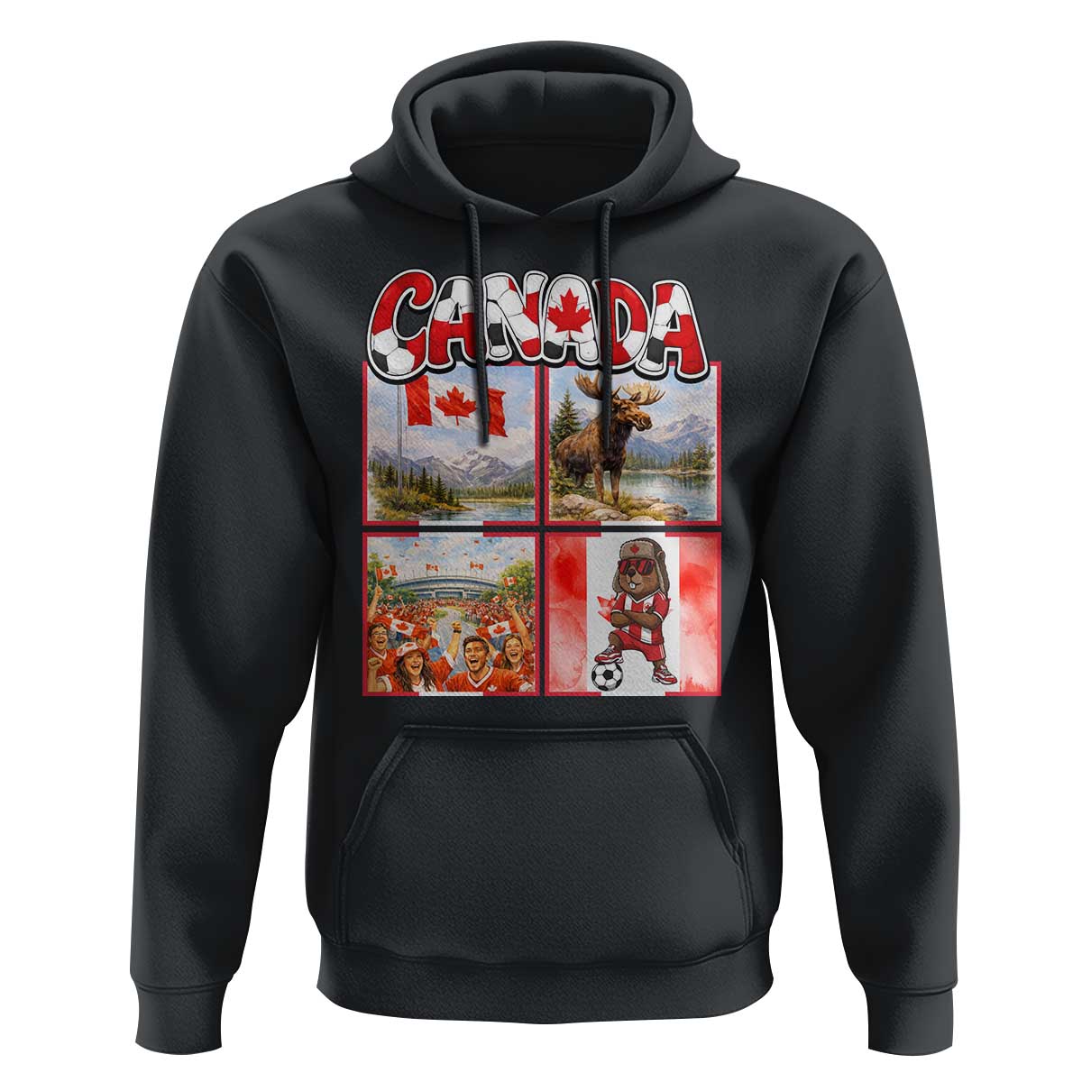 Proud Canada National Soccer Fan 2026 Gift Hoodie