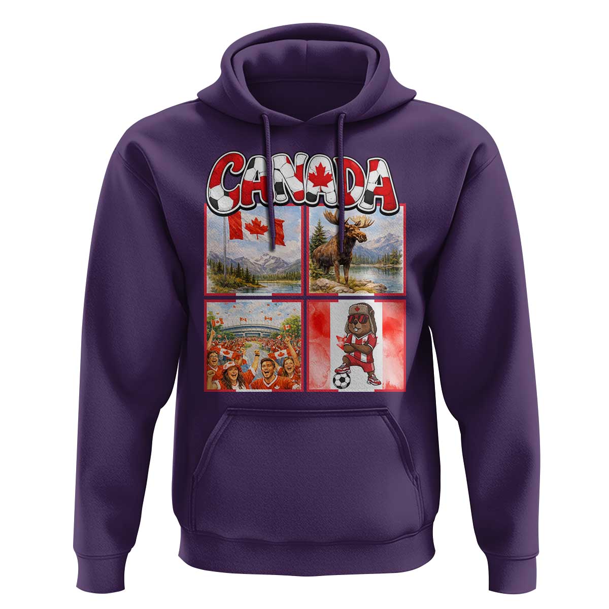 Proud Canada National Soccer Fan 2026 Gift Hoodie