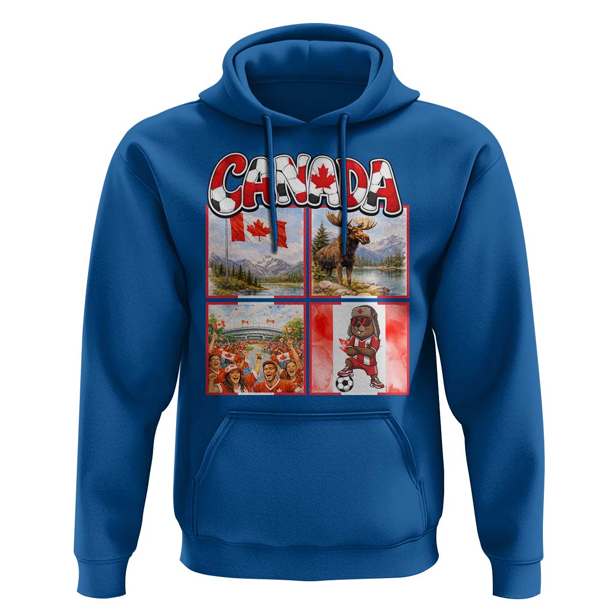 Proud Canada National Soccer Fan 2026 Gift Hoodie